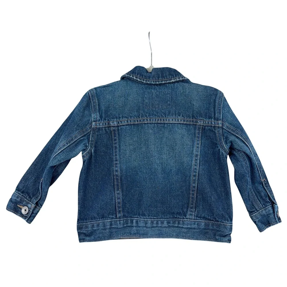 The Children's Place Denim‎ Jacket Unisex 12-18M 100% Cotton Blue